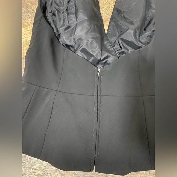 Carmen Mac Valvo-Black Halter Top - Picture 4 of 7
